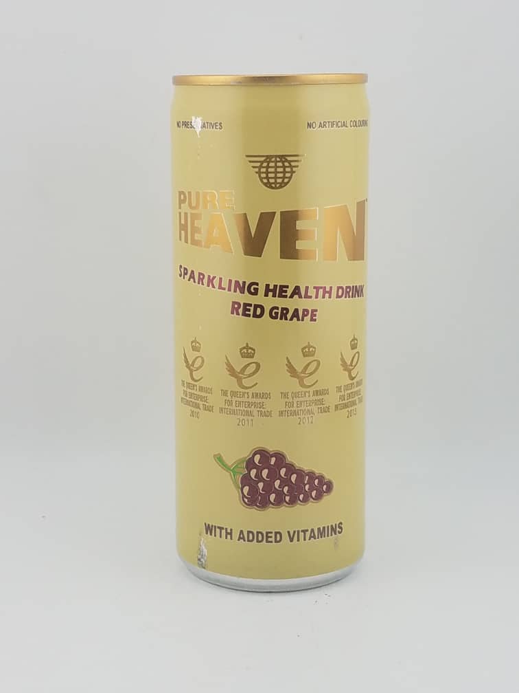 Pure Heaven Sparkling Red Grape Wine Can 250ml Coslow Stores