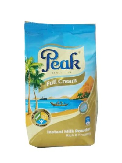 PEAK FULL CREAM INSTANT MILK POWDER SACHET REFILL 350G