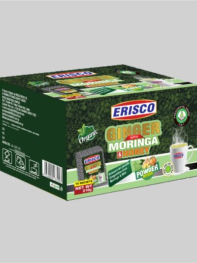 ERISCO GINGER WITH MORINGA & HONEY TEA 210G