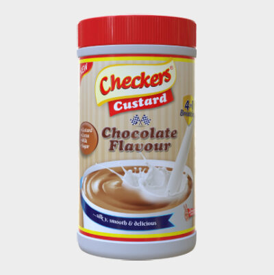 CHECKERS CUSTARD CHOCOLATE FLAVOUR 4 IN 1 400G