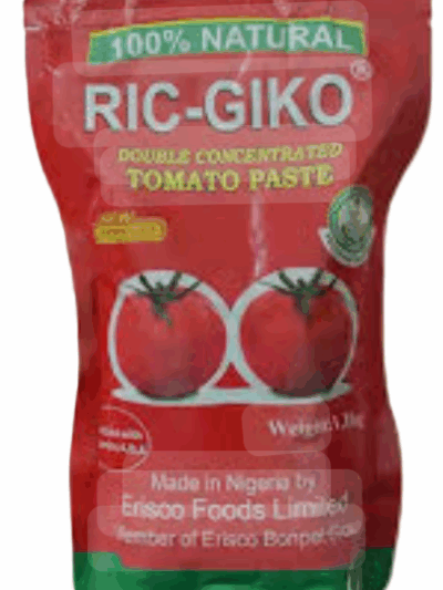 RIC-GIKO 100% NATURAL TOMATO PASTE 1.1KG SACHET