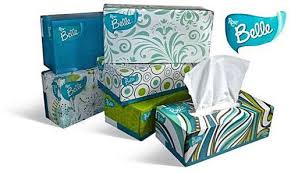 ROSE BELLE FACIAL TISSUE 2 PLY '150'SHEETST