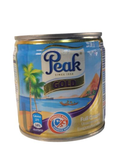 PEAK GOLD FULL CREAM UNSWEETENED EVAPORATED MILK 160G
