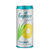FAYROUZ PINEAPPLE SOFT DRINK SLEEK CAN 33CL