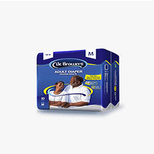 DR BROWN ADULT DIAPER 10PCS