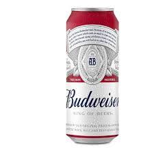 BUDWEISER LAGER BEER CAN 500ML