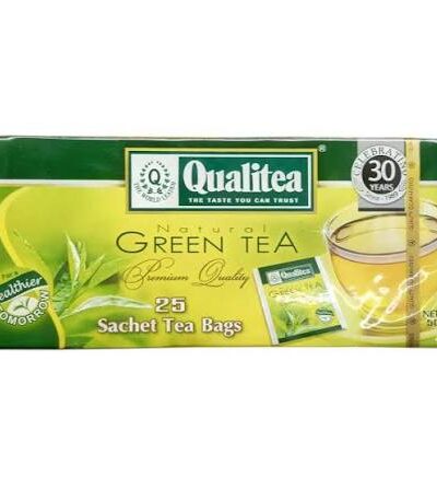 QUALITEA NATURAL GREEN TEABAG 50G